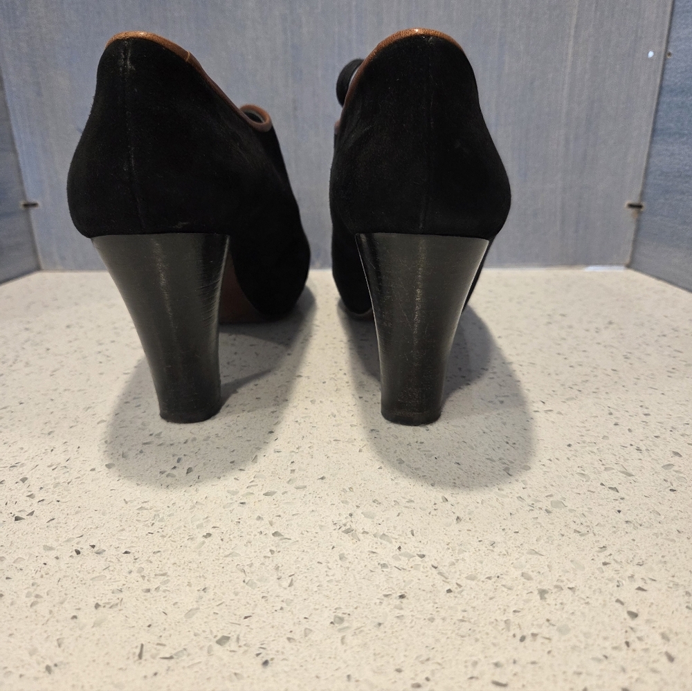 Chie Mihara Black Popet Platform Loafer Heel - Picture 13 of 13